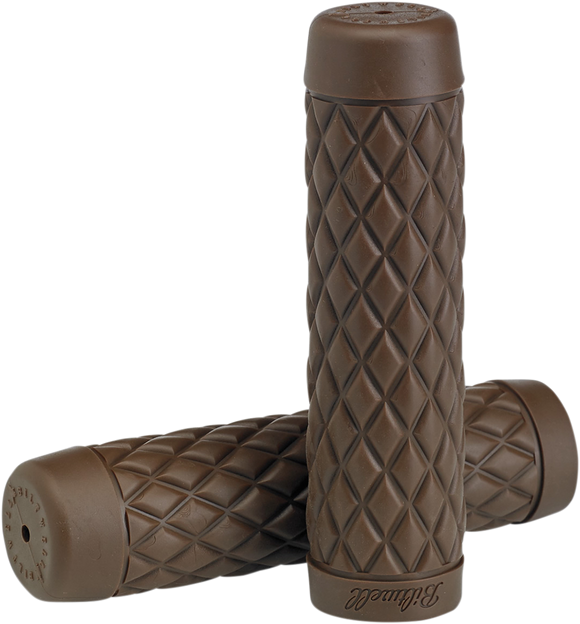 BILTWELL Torker Grips - 1" - Chocolate 6705-0401