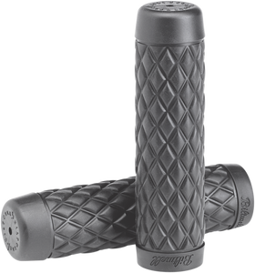 BILTWELL Torker Grips - 1" - Gray 6705-0501
