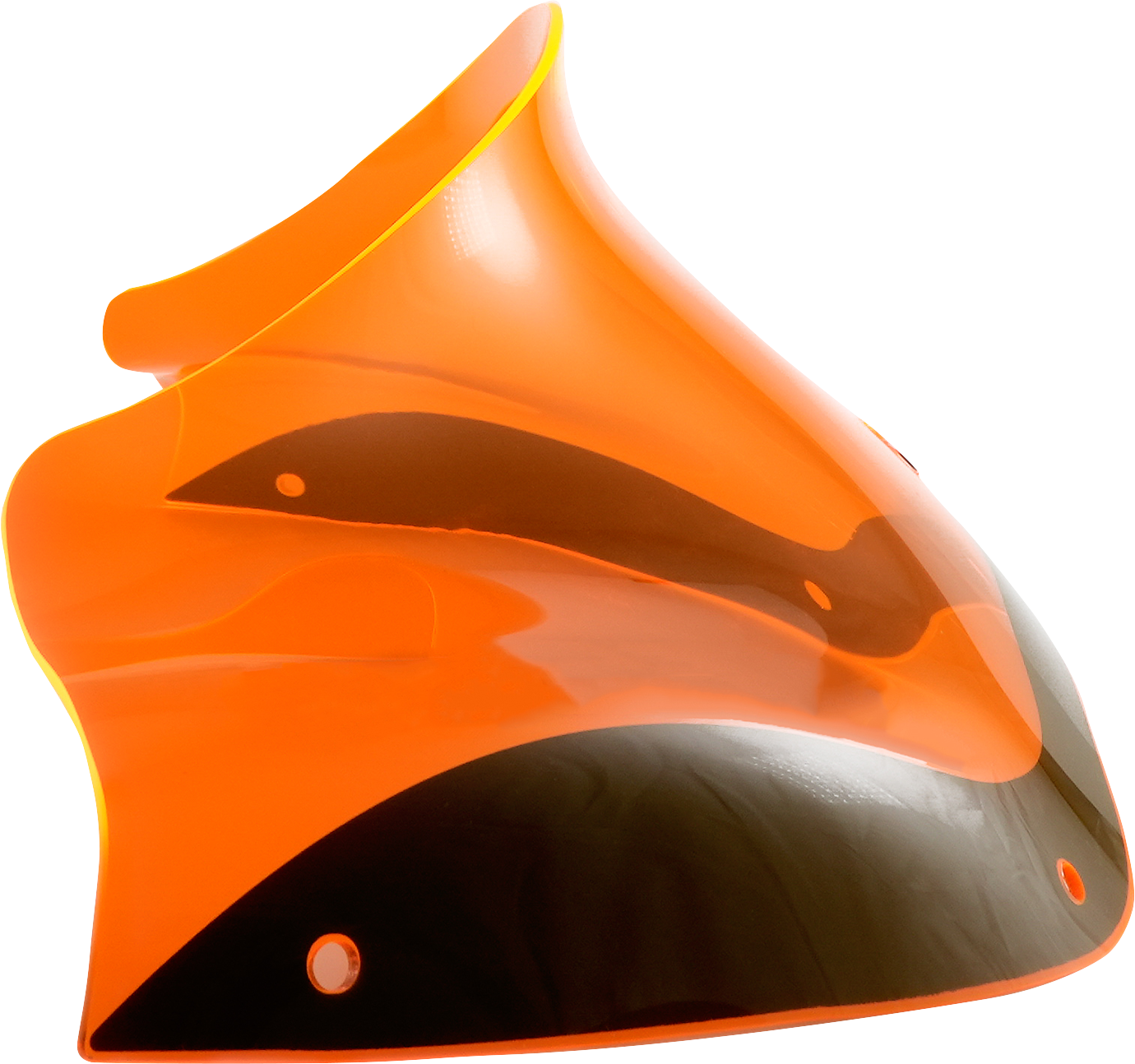 KLOCK WERKS Kolor Flare* Windshield - 8" - Orange Ice - FLTR KWW-01-0623