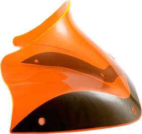 KLOCK WERKS Kolor Flare* Windshield - 8" - Orange Ice - FLTR KWW-01-0623