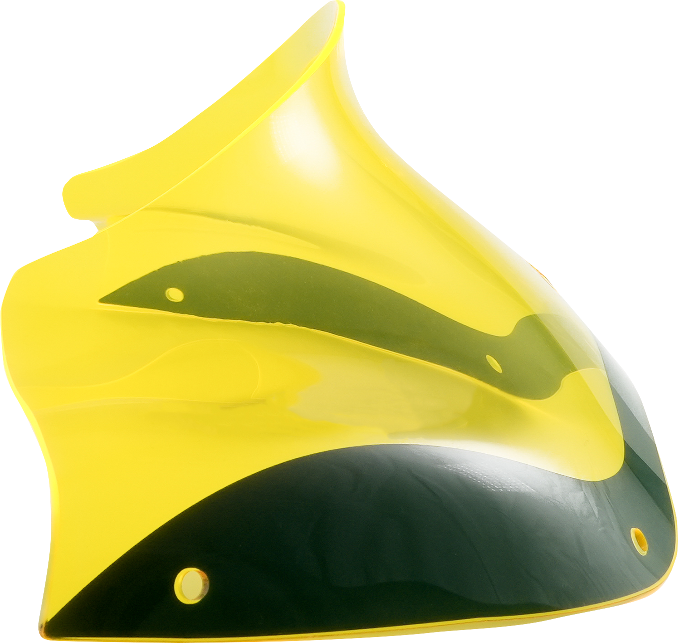 KLOCK WERKS Kolor Flare* Windshield - 8" - Yellow Ice - FLTR KWW-01-0624