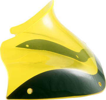 KLOCK WERKS Kolor Flare* Windshield - 8" - Yellow Ice - FLTR KWW-01-0624