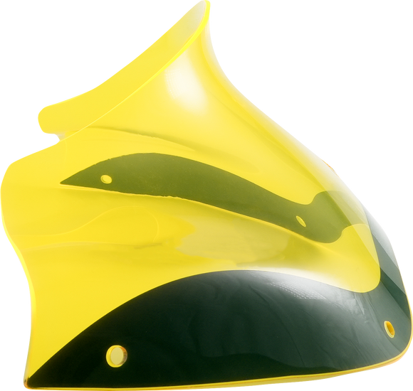 KLOCK WERKS Kolor Flare* Windshield - 8" - Yellow Ice - FLTR KWW-01-0624