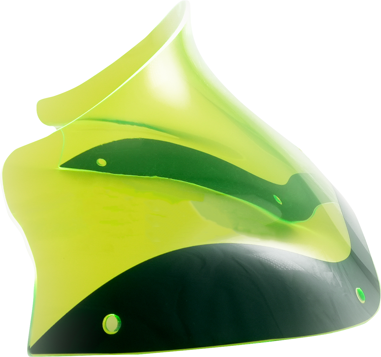 KLOCK WERKS Kolor Flare* Windshield - 8" - Green Ice - FLTR KWW-01-0626
