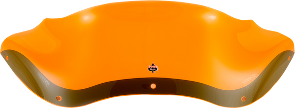 KLOCK WERKS Kolor Flare* Windshield - 8" - Orange Ice - FLTR KWW-01-0623