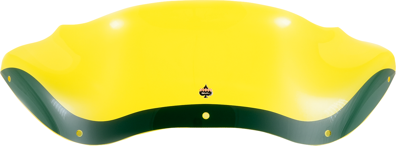 KLOCK WERKS Kolor Flare* Windshield - 8" - Yellow Ice - FLTR KWW-01-0624