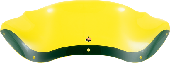 KLOCK WERKS Kolor Flare* Windshield - 8" - Yellow Ice - FLTR KWW-01-0624