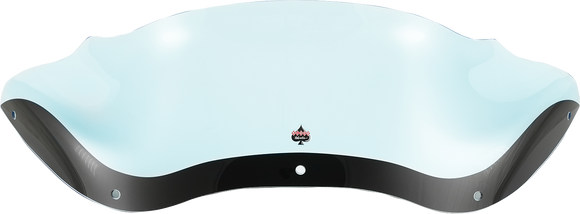 KLOCK WERKS Kolor Flare* Windshield - 8" - Blue Ice - FLTR KWW-01-0627