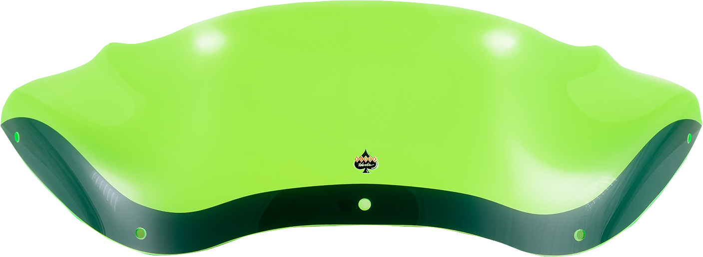 KLOCK WERKS Kolor Flare* Windshield - 8" - Green Ice - FLTR KWW-01-0626