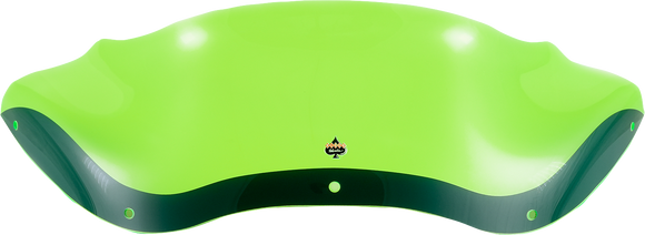 KLOCK WERKS Kolor Flare* Windshield - 8" - Green Ice - FLTR KWW-01-0626