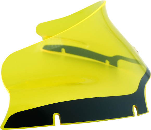 KLOCK WERKS Kolor Flare* Windshield - 6" - Yellow Ice - FLTR KWW-01-0629