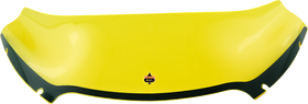 KLOCK WERKS Kolor Flare* Windshield - 6" - Yellow Ice - FLTR KWW-01-0629