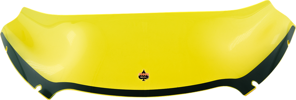 KLOCK WERKS Kolor Flare* Windshield - 6" - Yellow Ice - FLTR KWW-01-0629