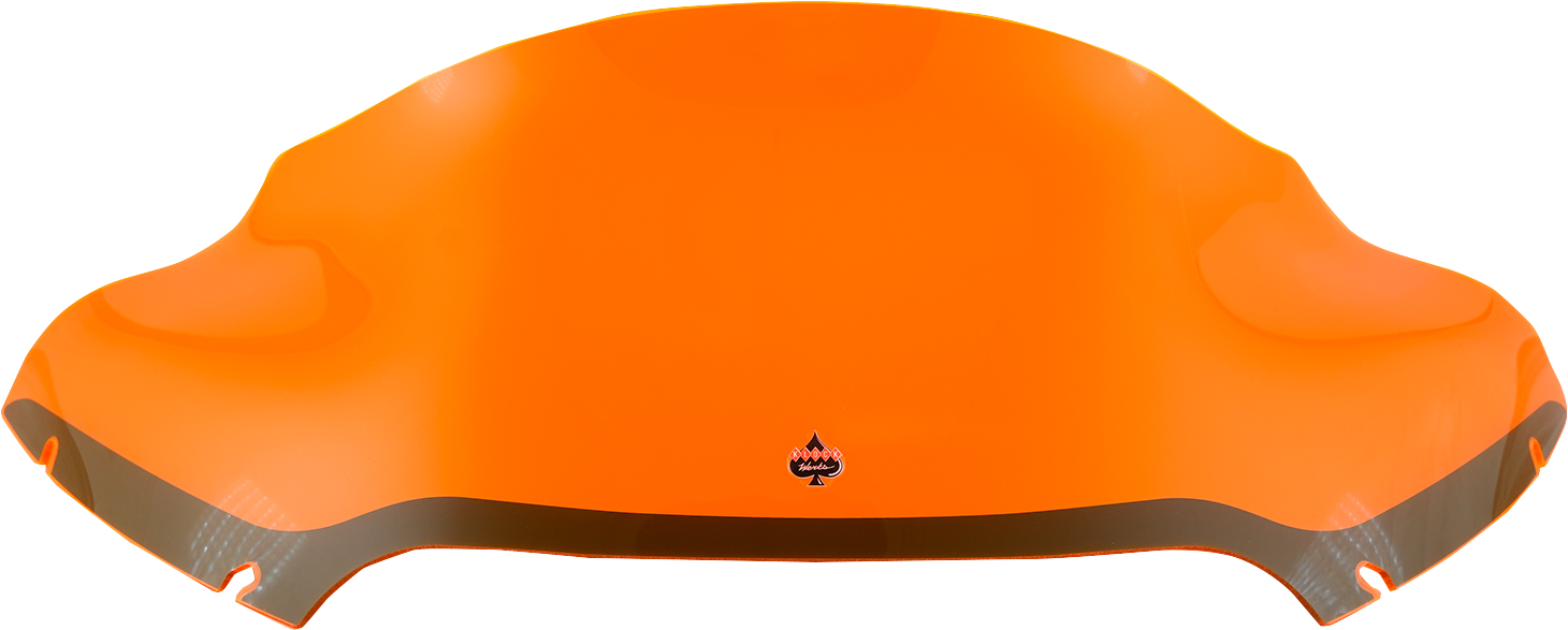 KLOCK WERKS Kolor Flare* Windshield - 9" - Orange Ice - FLTR KWW-01-0633