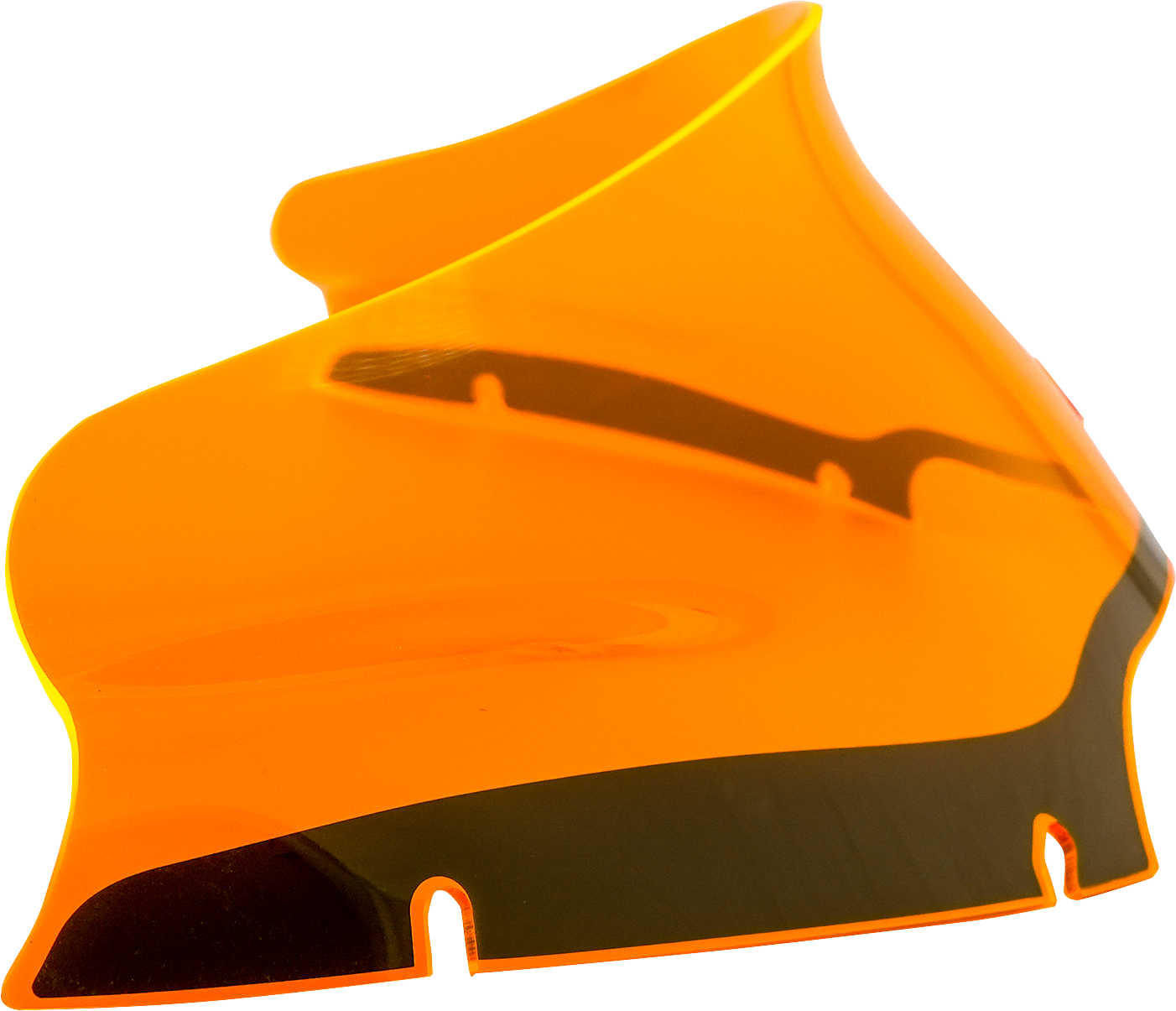 KLOCK WERKS Kolor Flare* Windshield - 6" - Orange Ice - FLTR KWW-01-0628