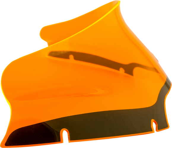 KLOCK WERKS Kolor Flare* Windshield - 6" - Orange Ice - FLTR KWW-01-0628