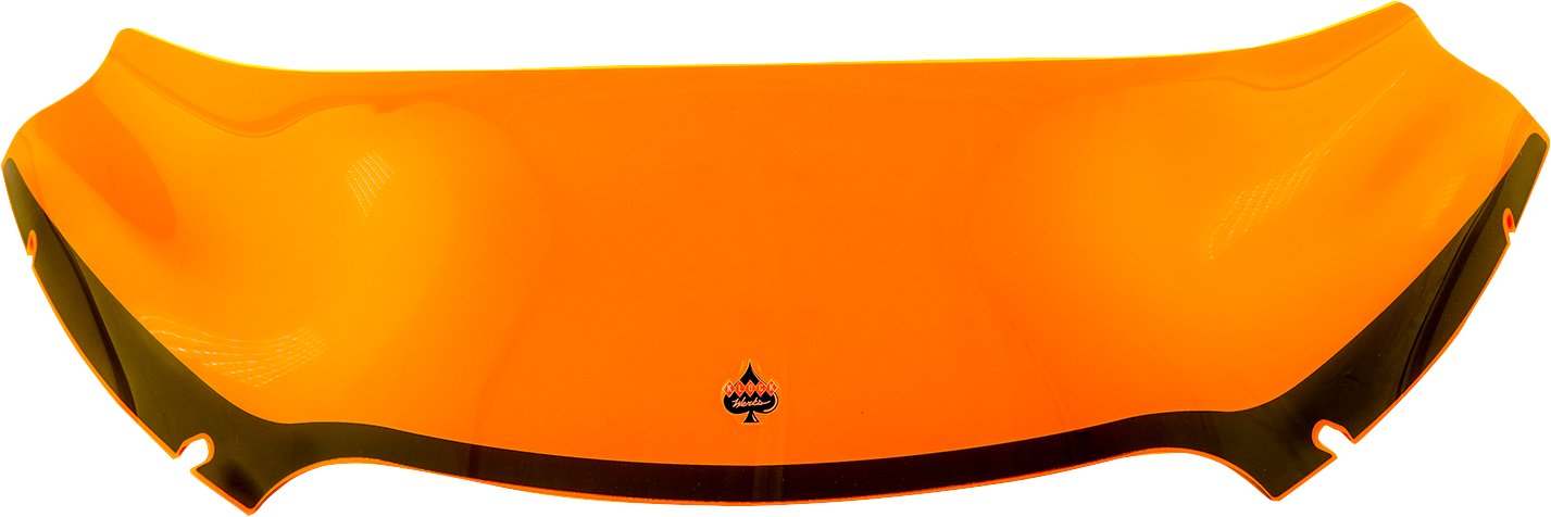 KLOCK WERKS Kolor Flare* Windshield - 6" - Orange Ice - FLTR KWW-01-0628