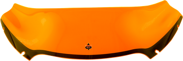 KLOCK WERKS Kolor Flare* Windshield - 6" - Orange Ice - FLTR KWW-01-0628