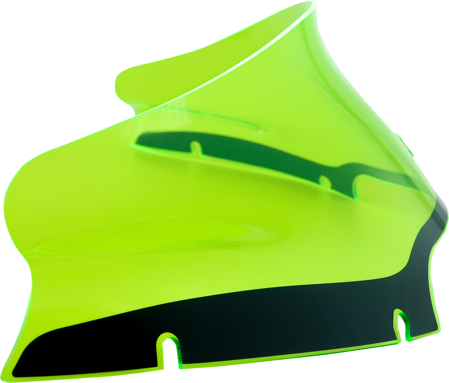 KLOCK WERKS Kolor Flare* Windshield - 6" - Green Ice - FLTR KWW-01-0631