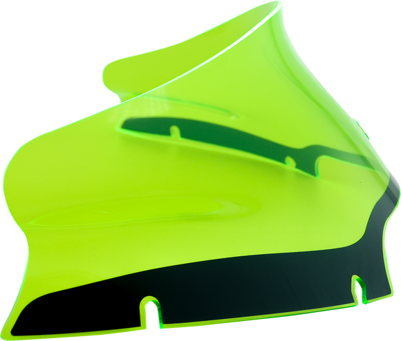 KLOCK WERKS Kolor Flare* Windshield - 6" - Green Ice - FLTR KWW-01-0631