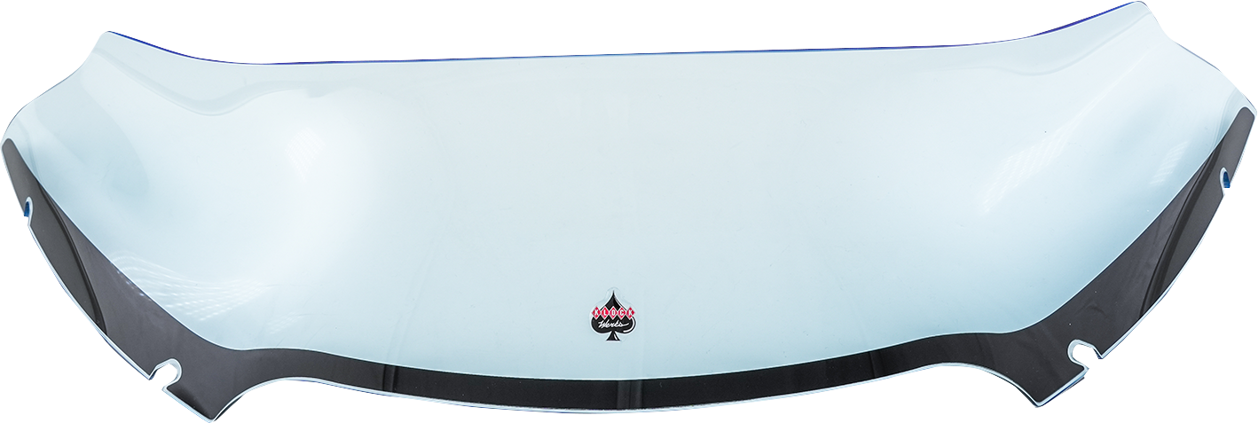 KLOCK WERKS Kolor Flare* Windshield - 6" - Blue Ice - FLTR KWW-01-0632