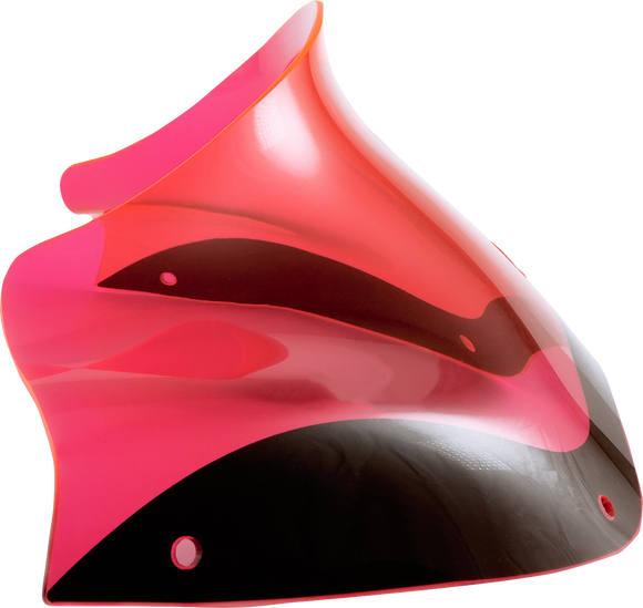 KLOCK WERKS Kolor Flare* Windshield - 8" - Pink Ice - FLTR KWW-01-0625