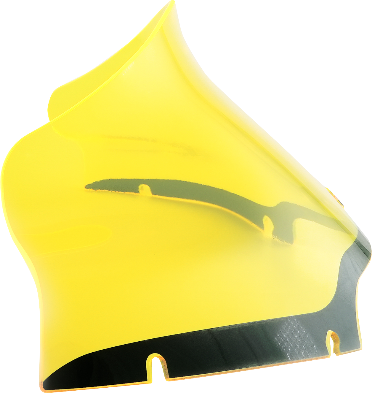 KLOCK WERKS Kolor Flare* Windshield - 9" - Yellow Ice - FLTR KWW-01-0634