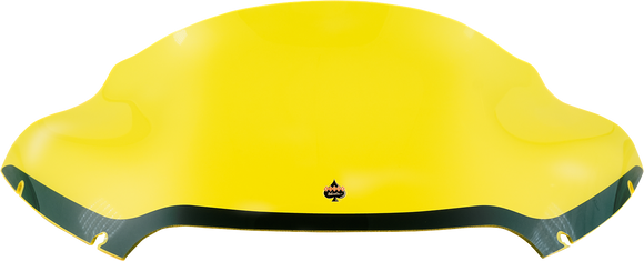 KLOCK WERKS Kolor Flare* Windshield - 9" - Yellow Ice - FLTR KWW-01-0634