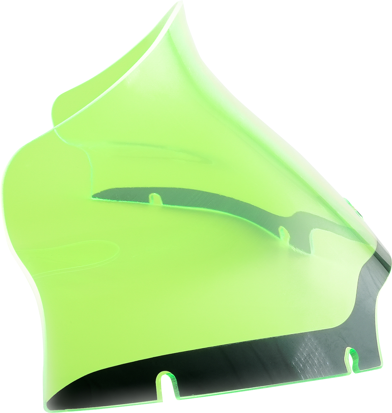 KLOCK WERKS Kolor Flare* Windshield - 9" - Green Ice - FLTR KWW-01-0636