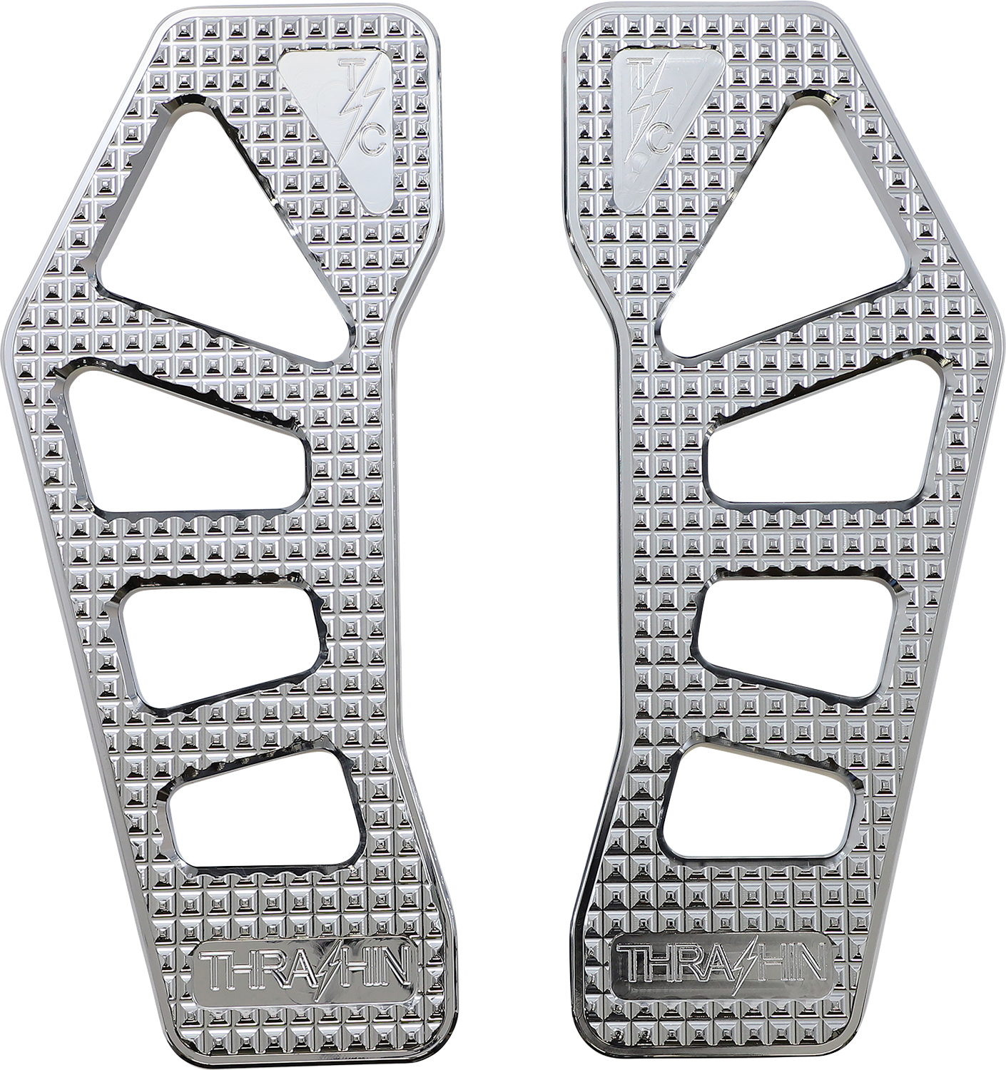 THRASHIN SUPPLY CO. Apex Floorboards - Chrome TSC-2211-3