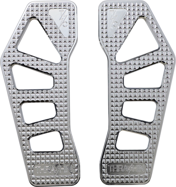 THRASHIN SUPPLY CO. Apex Floorboards - Chrome TSC-2211-3