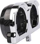 THRASHIN SUPPLY CO. Gauge Relocation Kit - Chrome TSC-2707-3