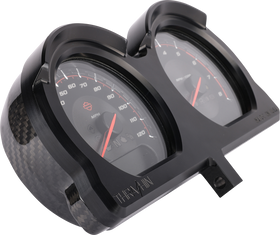 THRASHIN SUPPLY CO. Gauge Relocation Kit - Black TSC-2707-1