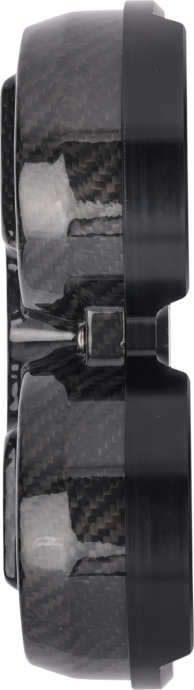 THRASHIN SUPPLY CO. Gauge Relocation Kit - Black TSC-2707-1