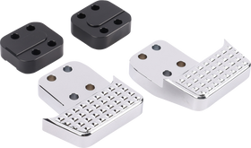 THRASHIN SUPPLY CO. Apex Floorboard Tail Extension with 1/2" Lift Kit - Chrome TSC-2212-3