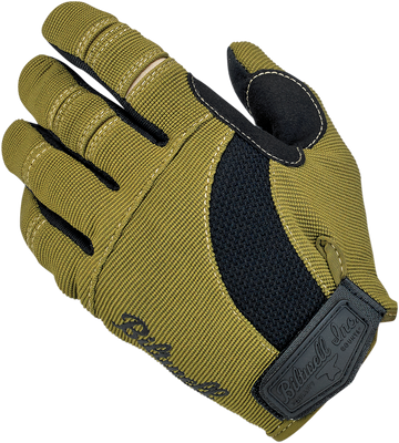 BILTWELL Moto Gloves - Olive/Black - 2XL 1501-0309-006