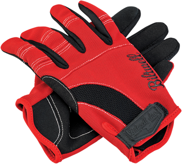 BILTWELL Moto Gloves - Red/Black/White - XL 1501-0804-005