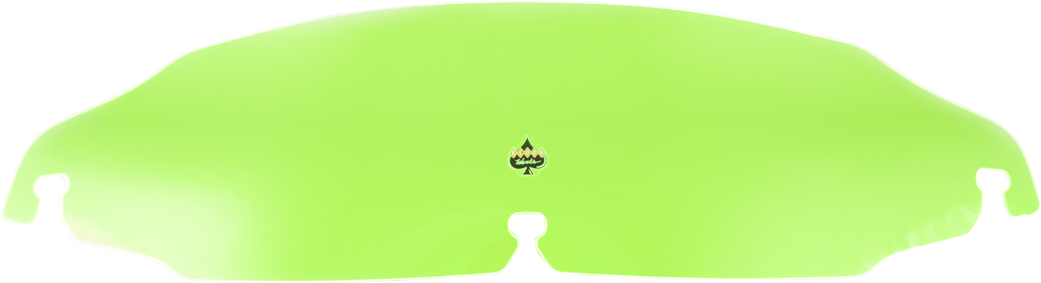 KLOCK WERKS Kolor Flare* Windshield - 3-1/2" - Green Ice - FLR KWW-01-0656