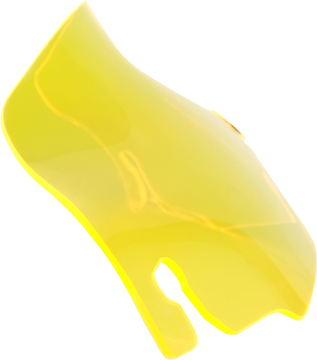KLOCK WERKS Kolor Flare* Windshield - 3-1/2" - Yellow Ice - FLR KWW-01-0654