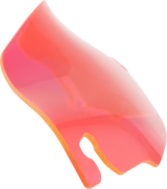KLOCK WERKS Kolor Flare* Windshield - 3-1/2" - Pink Ice - FLR KWW-01-0655