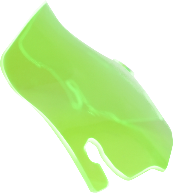 KLOCK WERKS Kolor Flare* Windshield - 3-1/2" - Green Ice - FLR KWW-01-0656