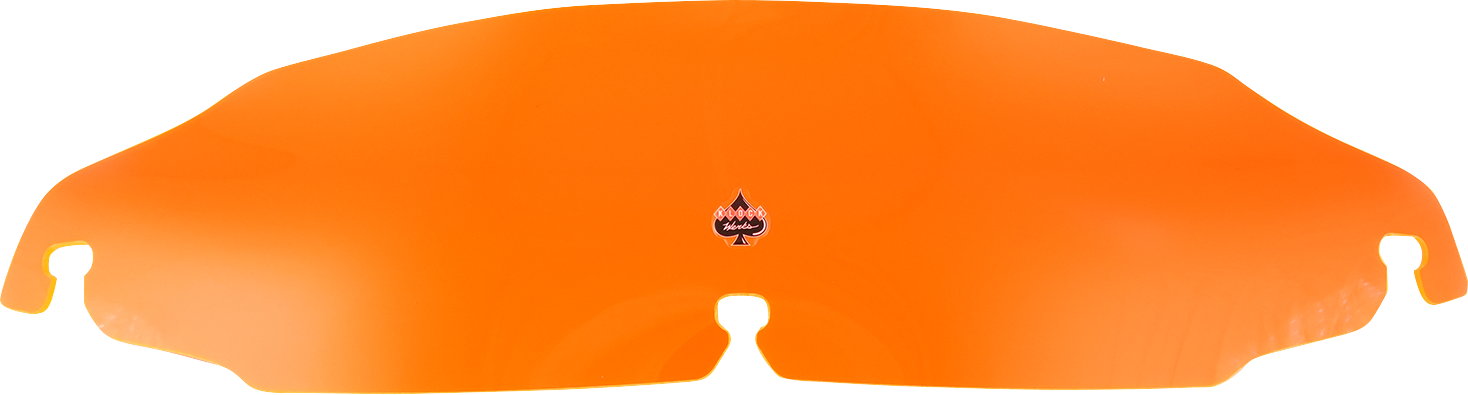 KLOCK WERKS Kolor Flare* Windshield - 3-1/2" - Orange Ice - FLR KWW-01-0653