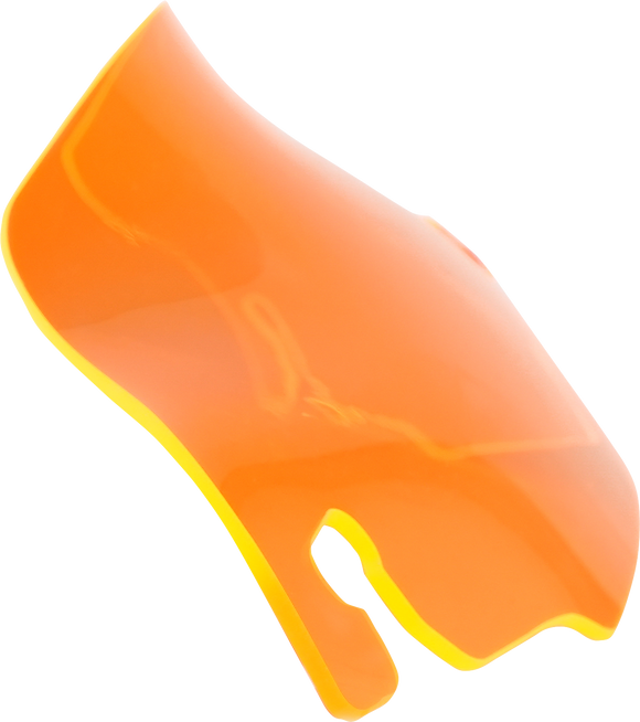 KLOCK WERKS Kolor Flare* Windshield - 3-1/2" - Orange Ice - FLR KWW-01-0653