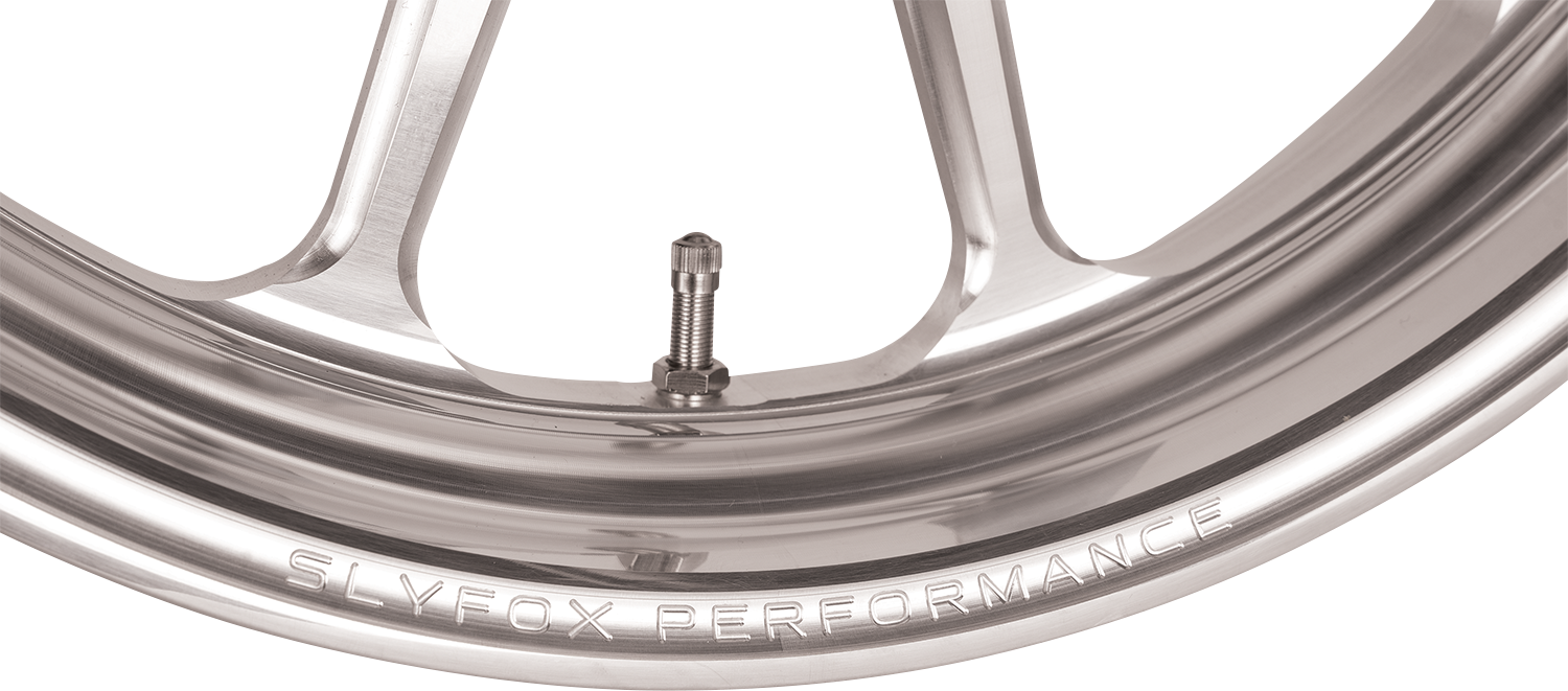 SLYFOX Wheel - Track Pro - Rear - Single Disc/without ABS - Machined - 18x5.5 12707814RSLYAPM