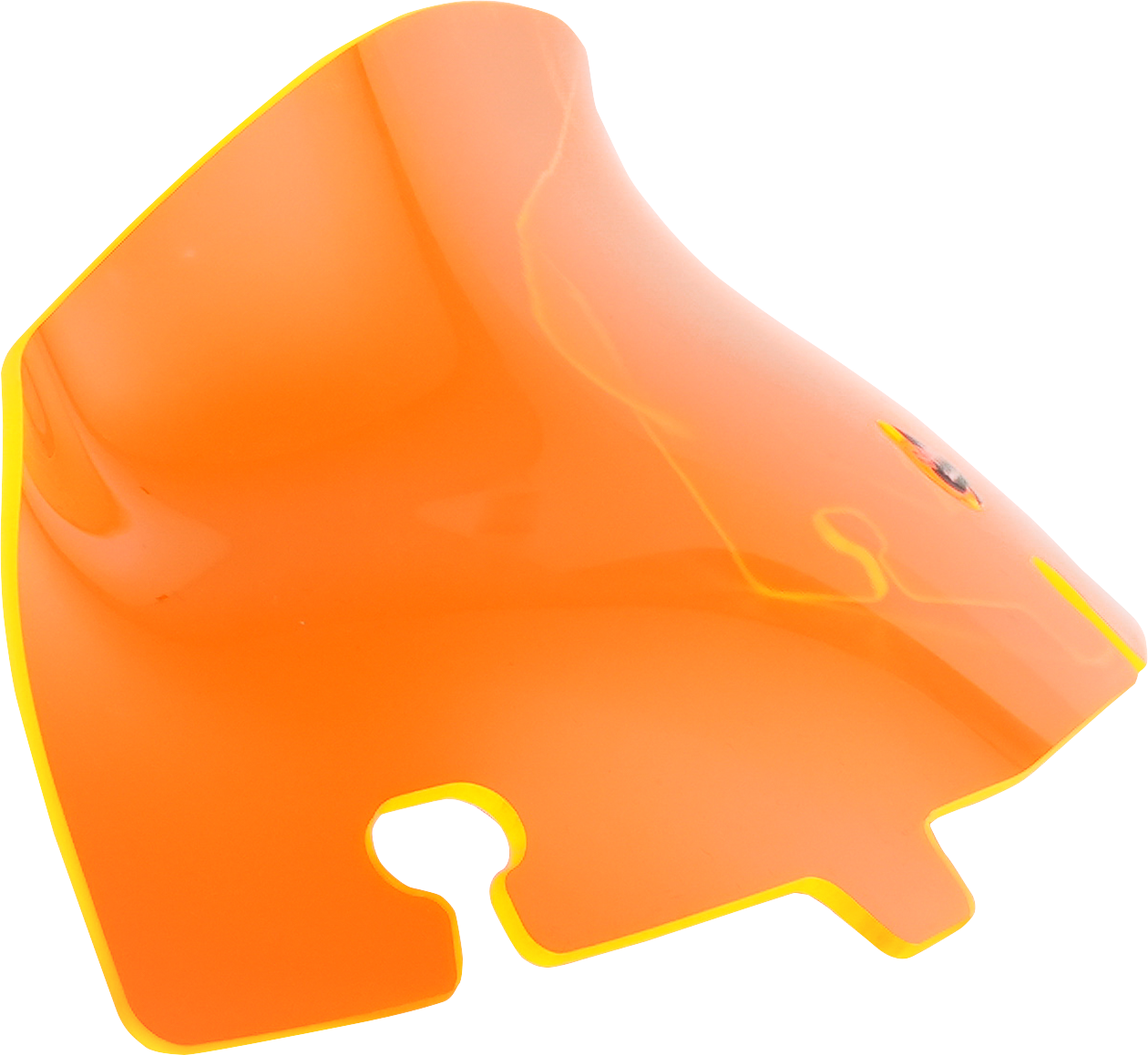KLOCK WERKS Kolor Flare* Windshield - 6.5" - Orange Ice - FLH KWW-01-0638