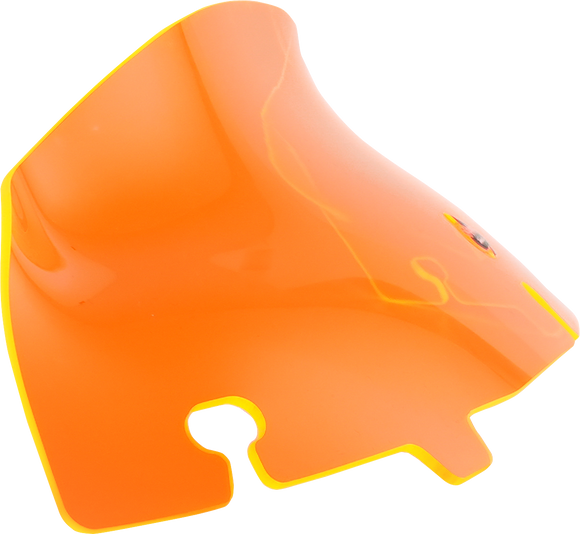 KLOCK WERKS Kolor Flare* Windshield - 6.5" - Orange Ice - FLH KWW-01-0638