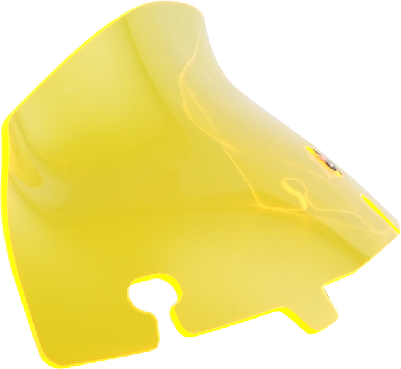 KLOCK WERKS Kolor Flare* Windshield - 6.5" - Yellow Ice - FLH KWW-01-0644