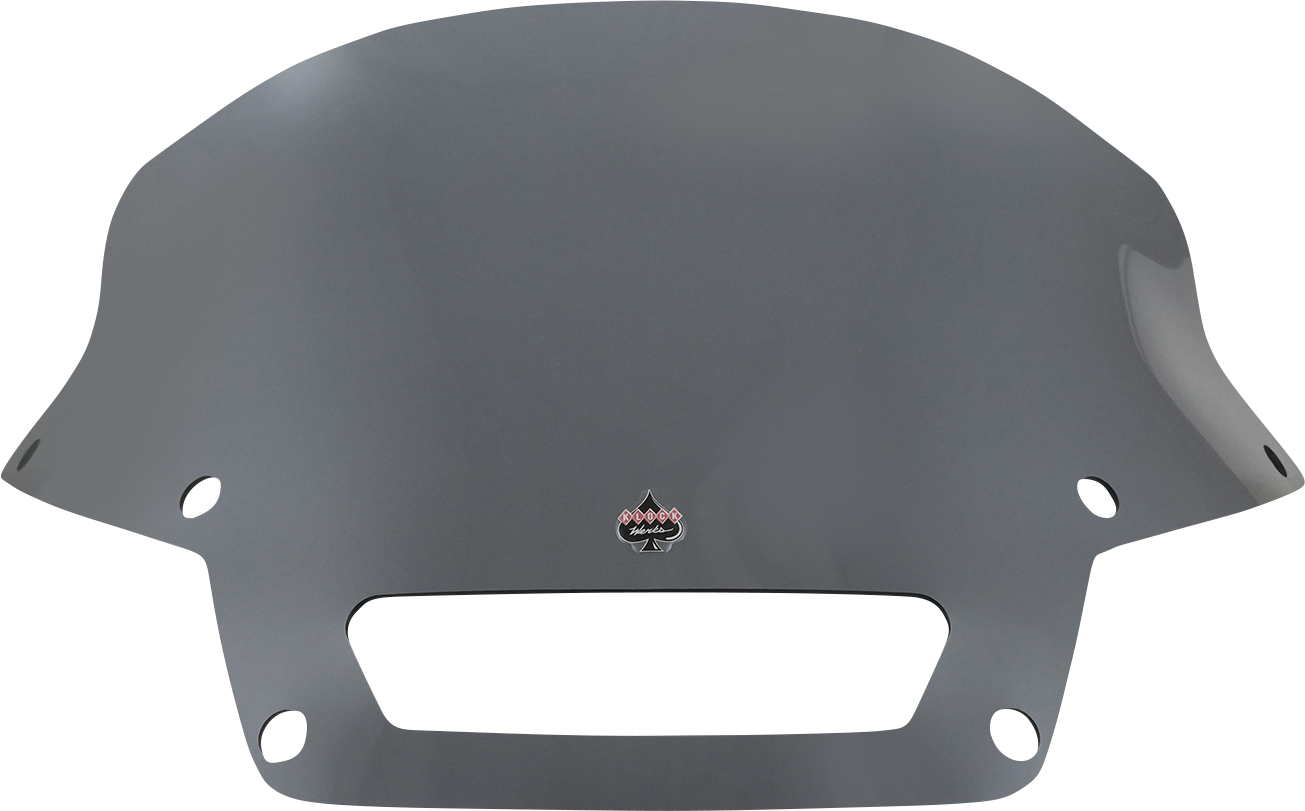 KLOCK WERKS Flare* Windshield - 6" - Dark Smoke - FXLRST KWW-02-0607-DS