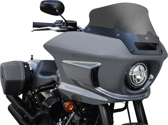 KLOCK WERKS Flare* Windshield - 6" - Dark Smoke - FXLRST KWW-02-0607-DS