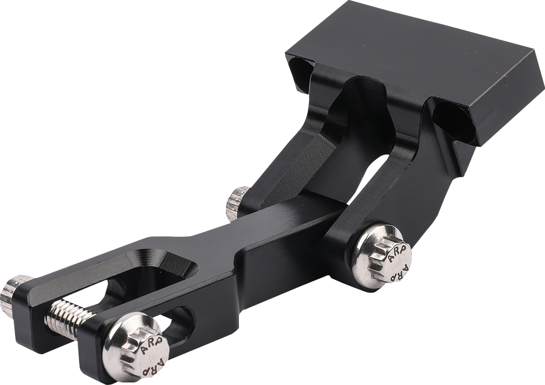 THRASHIN SUPPLY CO. OG riser gauge relocation mounting bracket - Black TSC-2216